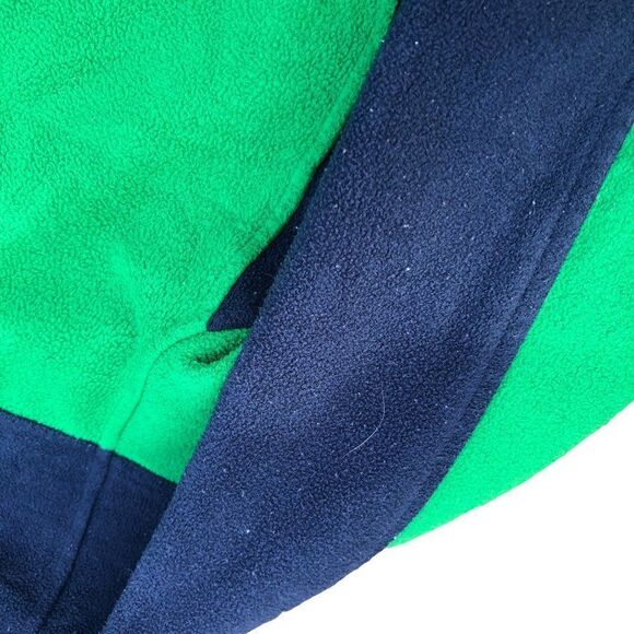THE North Face Fleece Sweatshirt XL Boys Green/Navy Blue - Picture 13 of 14